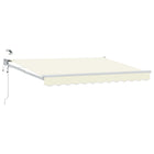 Elektrisch zonnescherm 300x200 cm crème