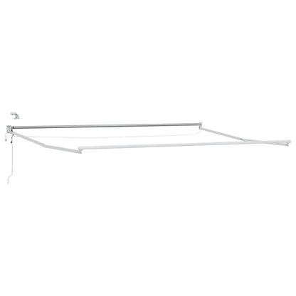 Elektrisch zonnescherm met Bordeaux Rood 4 x 2 m Aluminium