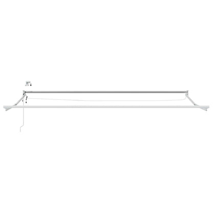 Elektrisch zonnescherm met Bordeaux Rood 4 x 2 m Aluminium