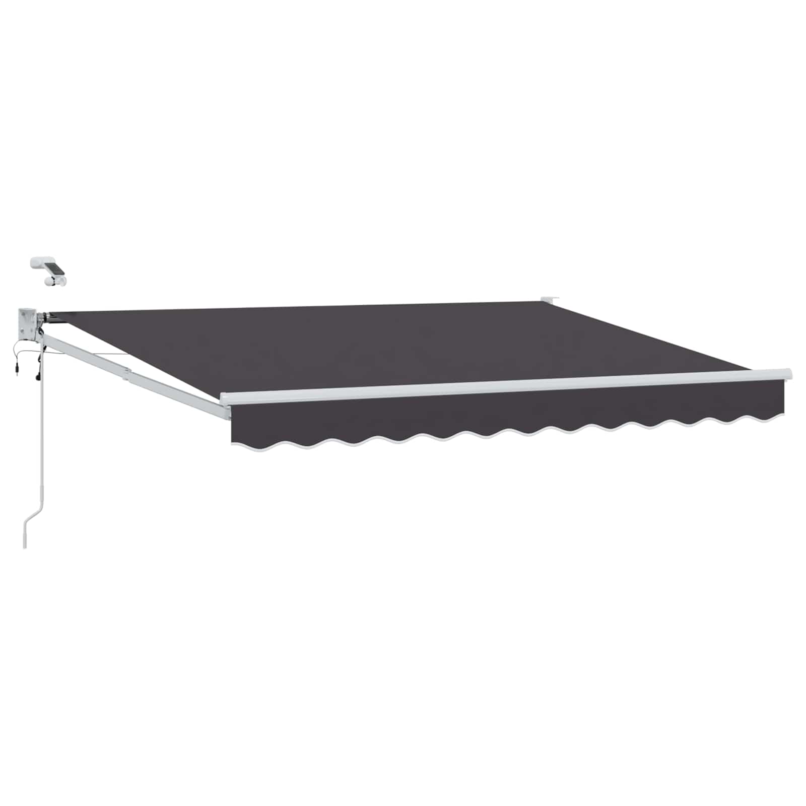 Elektrisch zonnescherm met Antraciet 3 x 2,5 m Aluminium
