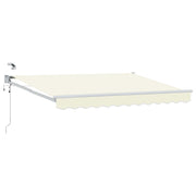 Elektrisch zonnescherm 3,5 x 2,5 m crème