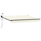 Electric Retractable Awning Cream 2.5 x 2 m
