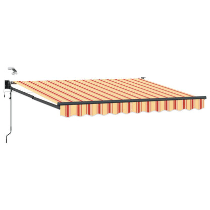 Elektrisch Uittrekbaar Zonnescherm Multikleur 2,5 x 2 m