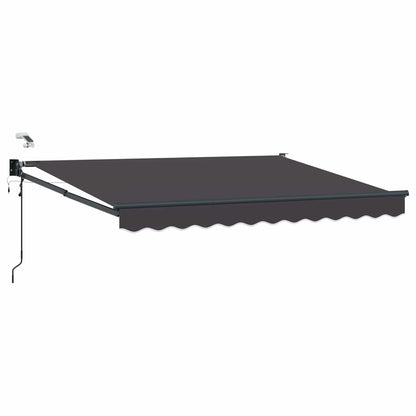 Elektrisch zonnescherm met Antraciet 3 x 2,5 m Aluminium