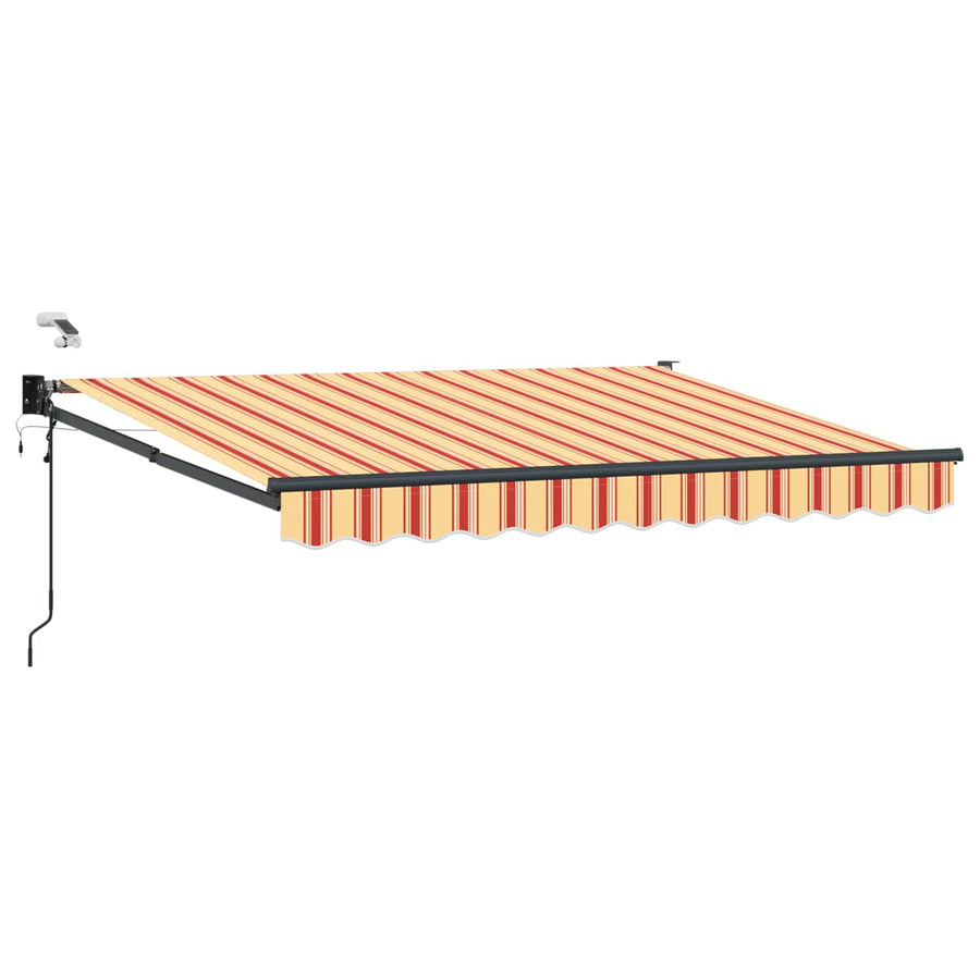 Elektrisch Uittrekbaar Zonnescherm met Multikleur 3,5 x 2,5 m