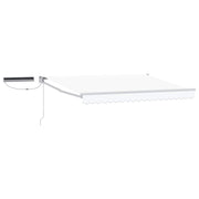 Electric Retractable Awning White 3.5 x 2 m