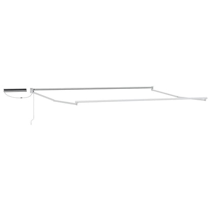 Elektrisch zonnescherm Bordeaux Rood 4 x 2 m Aluminium