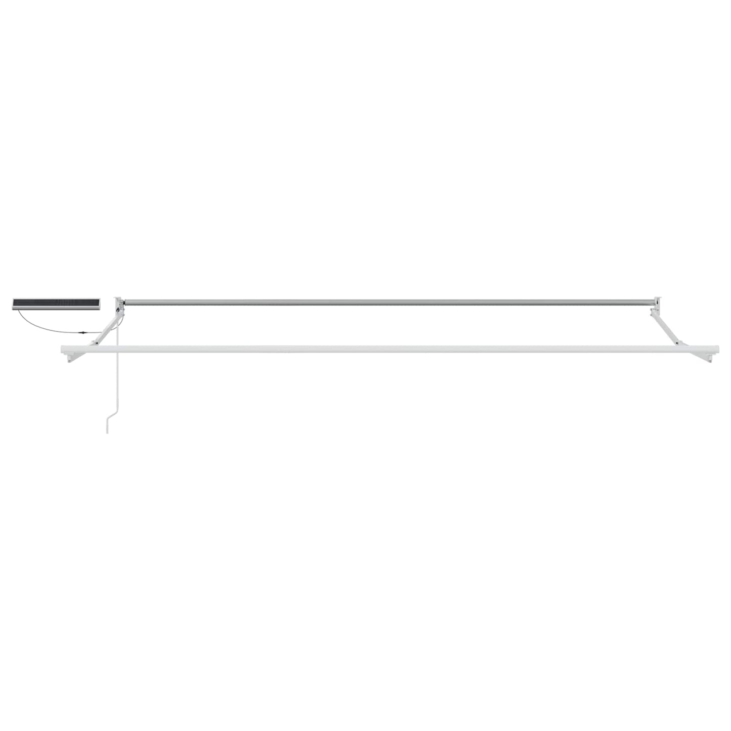 Elektrisch zonnescherm Bordeaux Rood 4 x 2 m Aluminium