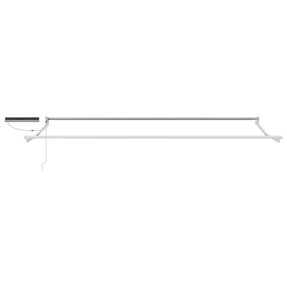 Elektrisch zonnescherm Bordeaux Rood 4 x 2 m Aluminium