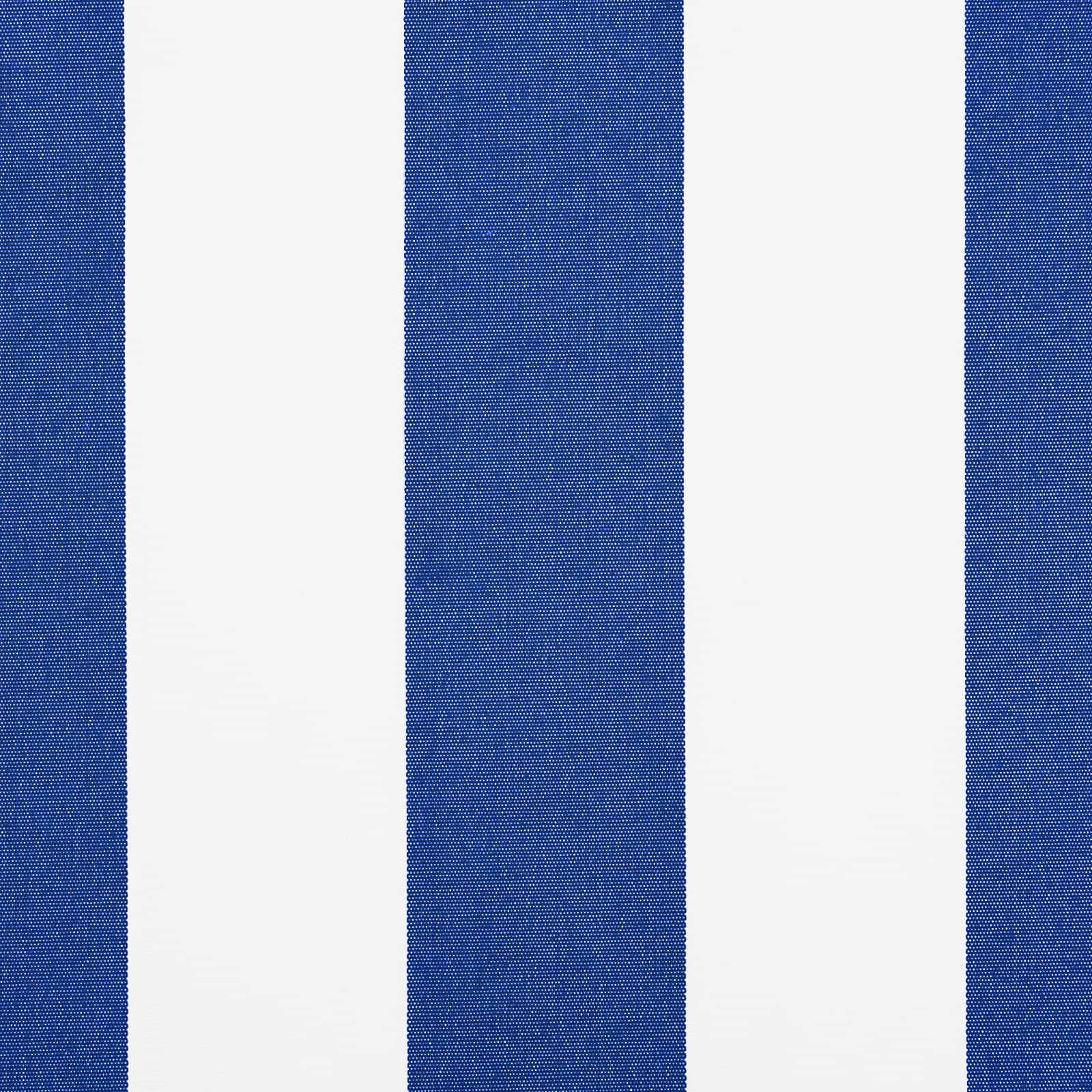 Elektrisch zonnescherm Blauw en Wit 3 x 2,5 m Aluminium