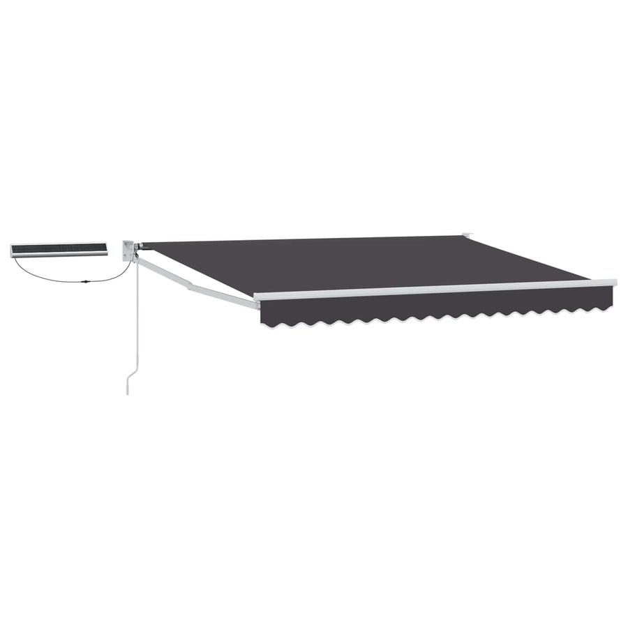 Elektrisch zonnescherm Antraciet 3 x 2,5 m Aluminium