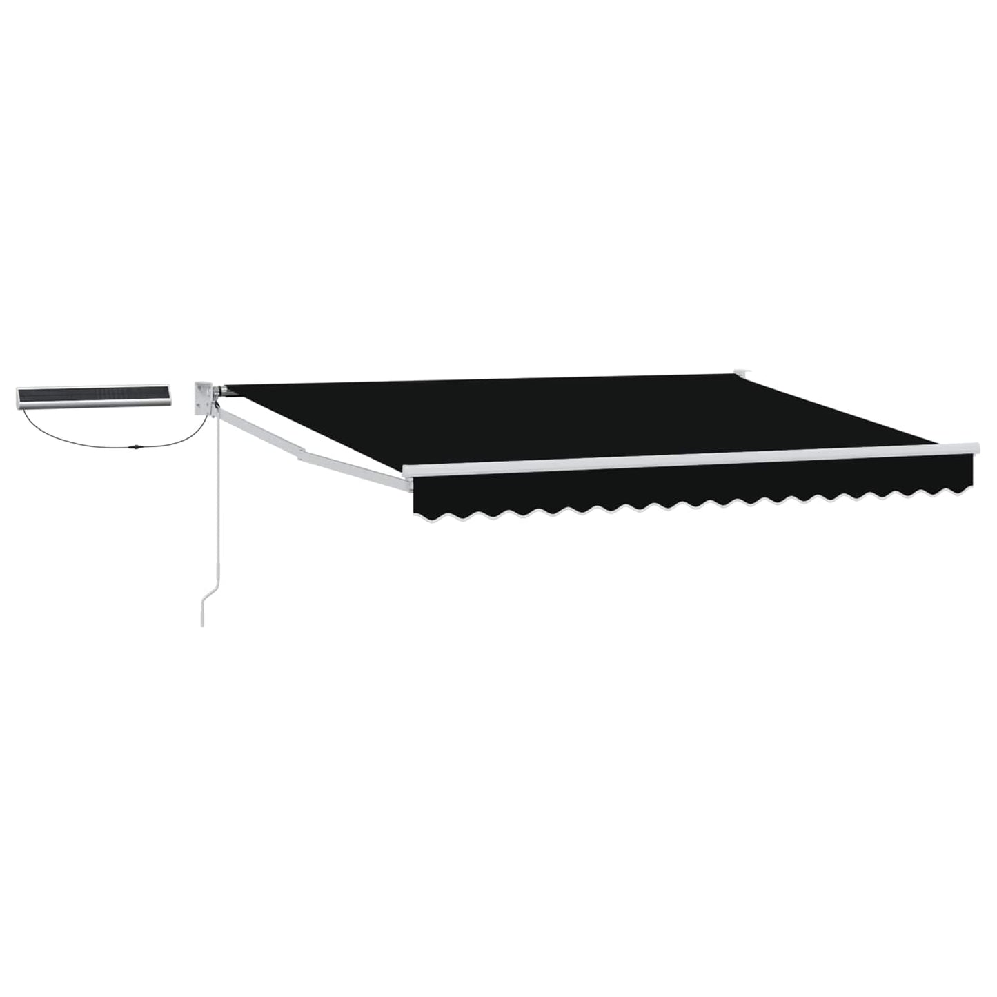 Elektrisch zonnescherm Zwart 3 x 2,5 m Aluminium