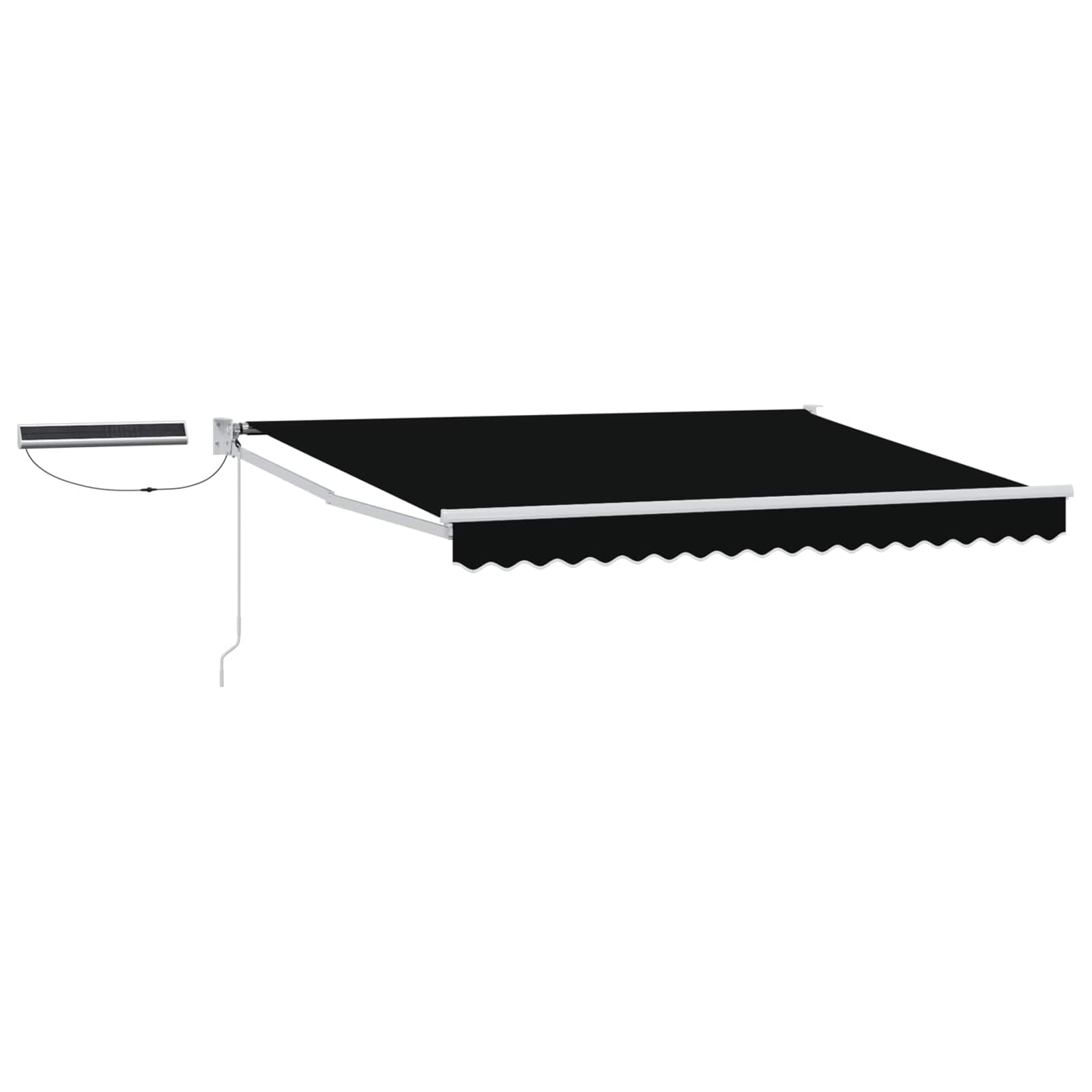 Elektrisch zonnescherm Zwart 3 x 2,5 m Aluminium