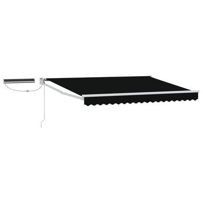 Elektrisch zonnescherm Zwart 3 x 2,5 m Aluminium