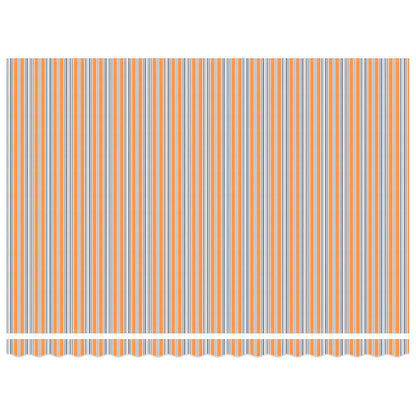 Elektrisch Uittrekbaar Zonnescherm Blauw en Oranje 4,5 × 3 m