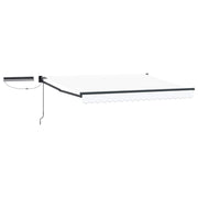 Elektrisch zonnescherm 2,5 x 2 m wit