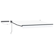 Elektrisch Uittrekbaar Zonnescherm Wit 3 x 2 m