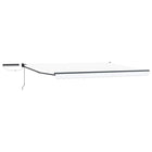 Electric Retractable Awning White 4 × 3 m