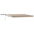 Electric Retractable Awning Beige 4.5 x 3 m