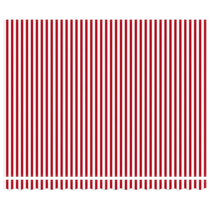 Inklapbaar Zonnescherm Rood en Wit 400 × 300 cm