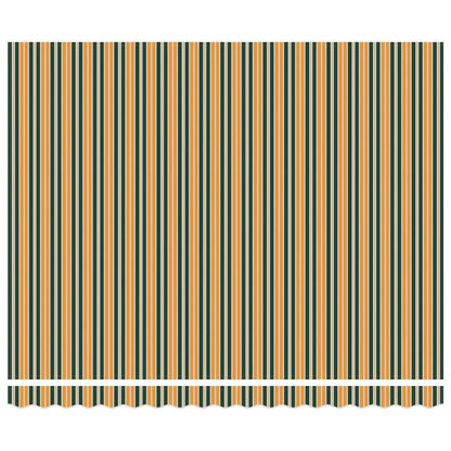 Inklapbaar Zonnescherm En Canvas Groen en geel (anthraciet frame)