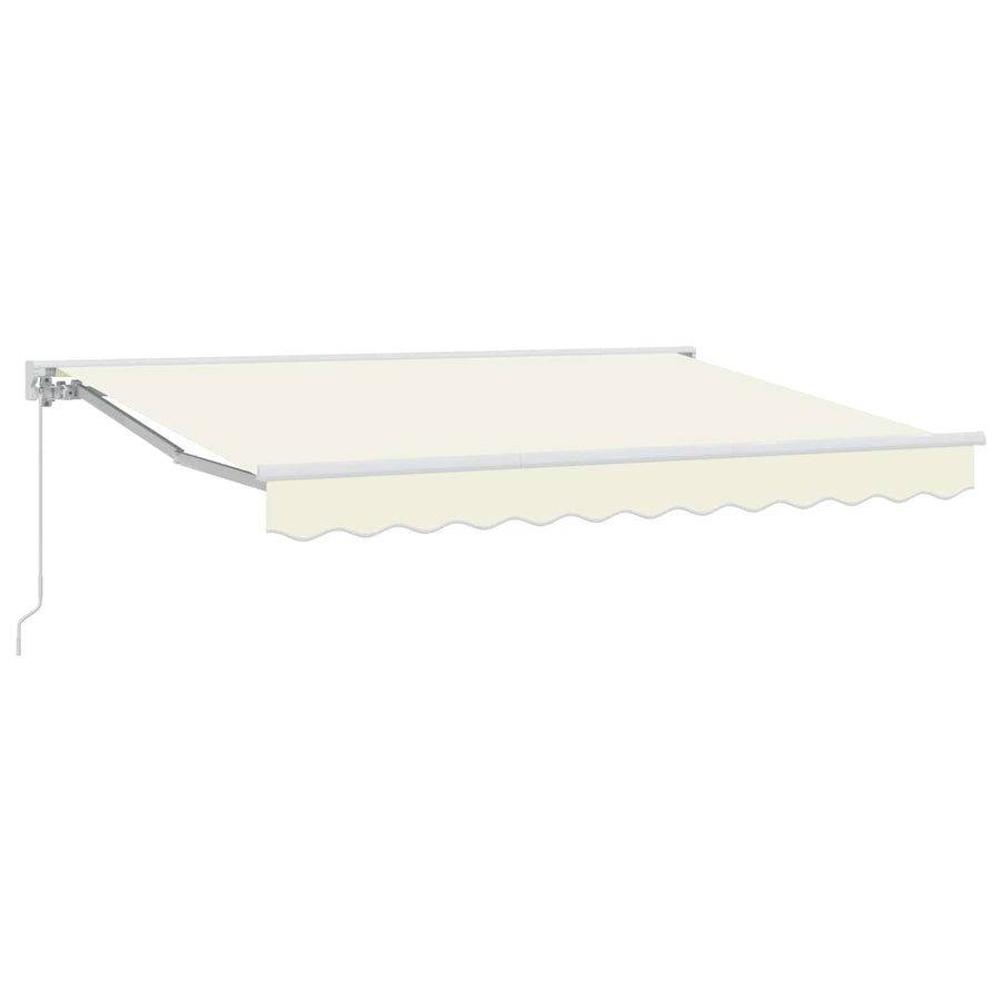 Handmatig uitschuifbare luifel Crème 3 x 2,5 m