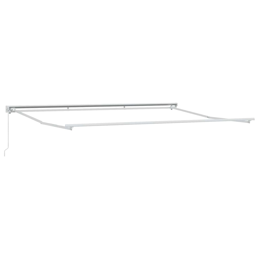Handmatig uitschuifbare luifel Crème 4,5 × 3 m