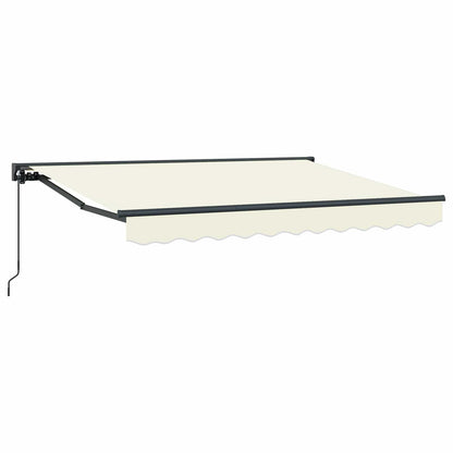 Handmatig uitschuifbare luifel Crème 2,5 x 2 m