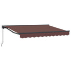 Luifel 2,5 x 2 m bruin