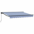 Luifel 3x2 m blauw wit