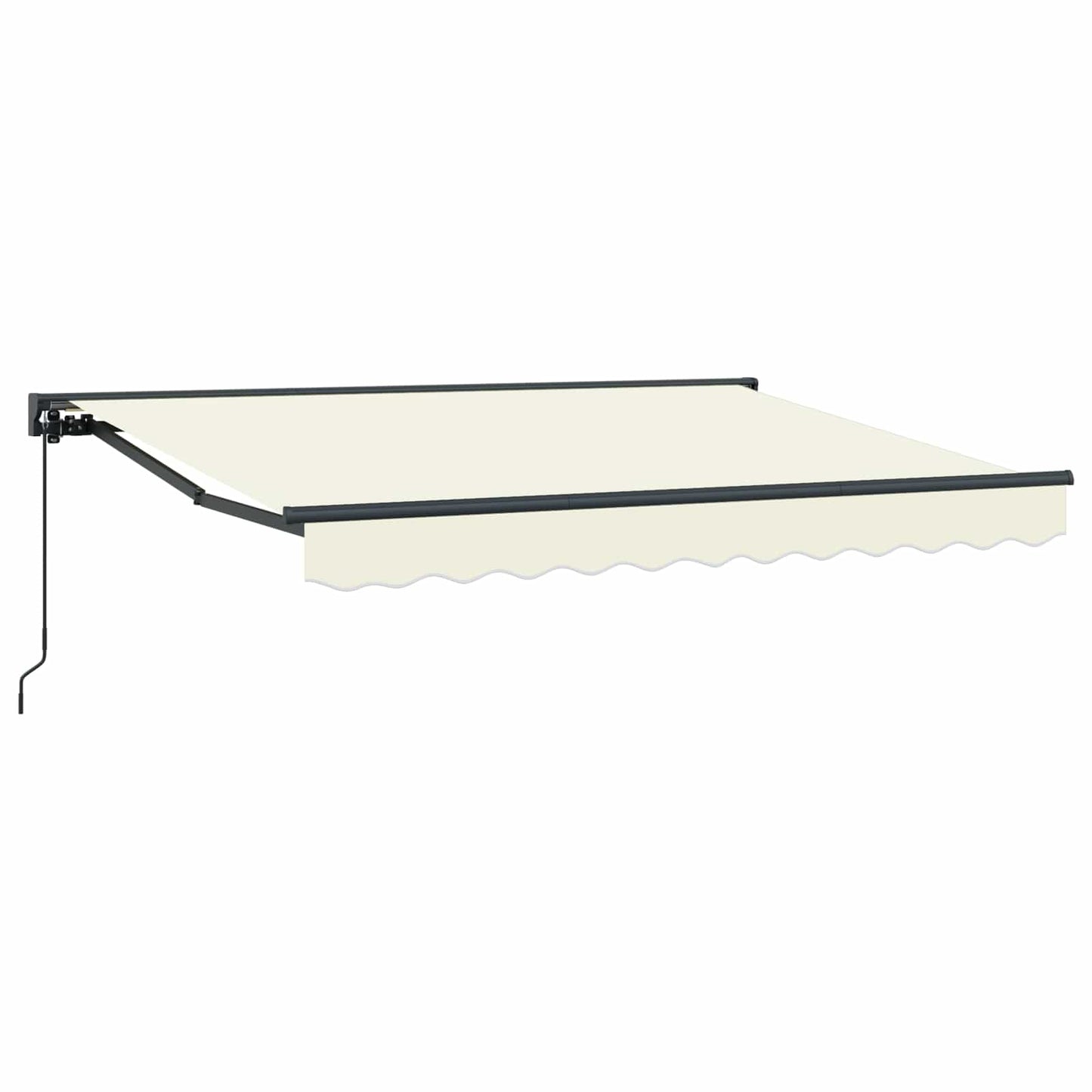 Handmatig uitschuifbare luifel Crème 3 x 2 m