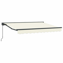 Handmatig uitschuifbare luifel Crème 3,5 x 2 m