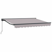 Luifel 3,5 x 2 m lichtgrijs