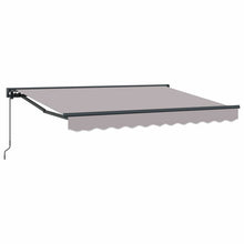 Handmatig uitschuifbare luifel Lichtgrijs 3,5 x 2 m