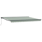 Luifel 4 x 2 m groen wit
