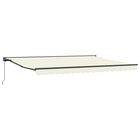 Uitschuifbare luifel 4x3.5 m crème