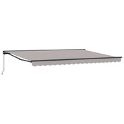 Luifel 4x3.5 m lichtgrijs