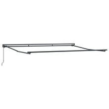 Handmatig uitschuifbare luifel Bruin 5 × 3,5 m