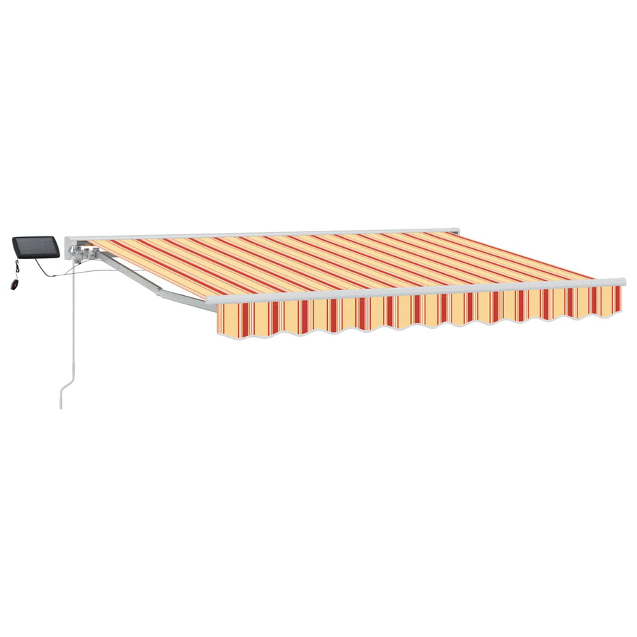 Handmatige Luifelhouder met LED's Geel en Oranje 3 x 2,5 m