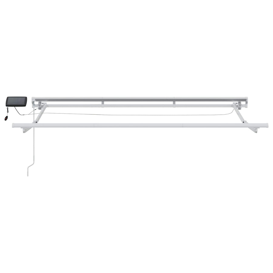 Handmatige Luifelhouder met LED's Geel en Oranje 3 x 2,5 m