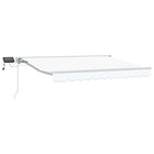 Luifel 3 x 2,5 m wit met LED
