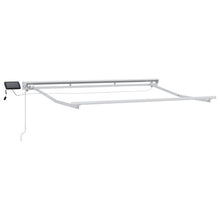 Handmatige Luifelhouder met LED's Groen en Geel 3,5 x 2,5 m