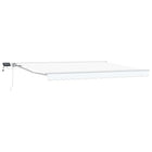 Luifel 4x3 m wit met LED