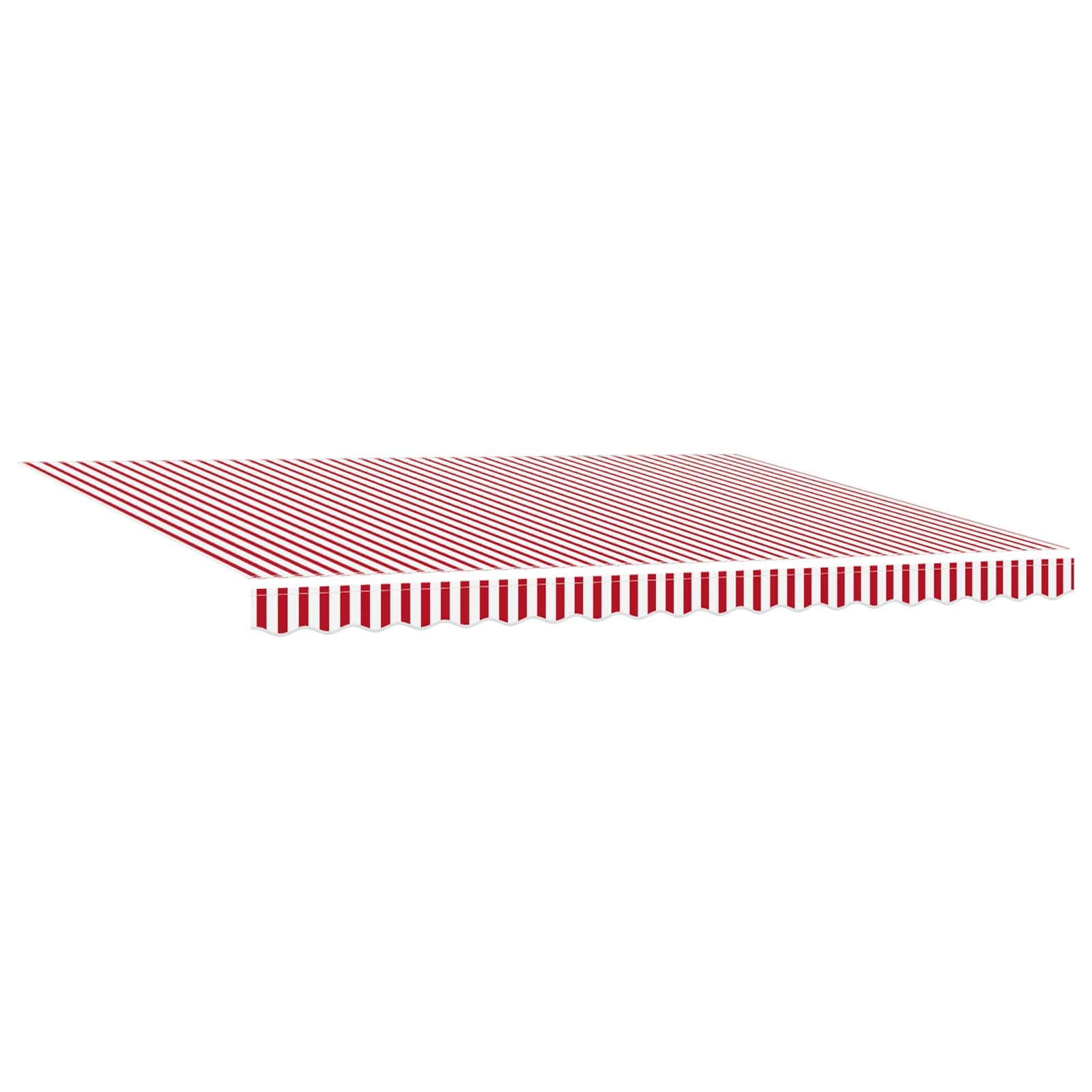 Handmatige Luifelhouder met LED's Rood en Wit 4 × 3,5 m
