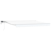 Luifel 4 x 3,5 m wit met LED