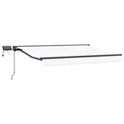Luifel 3x2 m wit met LED