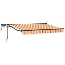Handmatige Luifelhouder met LED's Geel en Oranje 3 x 2,5 m