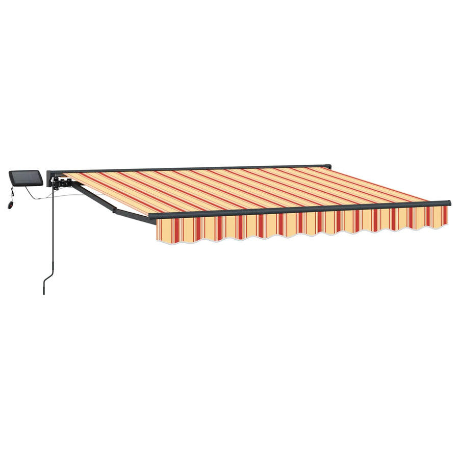Handmatige Luifelhouder met LED's Geel en Oranje 3 x 2,5 m