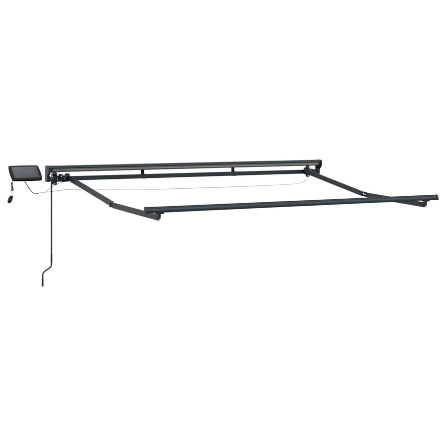 Handmatige Luifelhouder met LED's Geel en Oranje 3 x 2,5 m