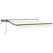 Luifel 3,5 x 2,5 m crème met LED